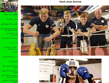 Tablet Screenshot of leighboxing.com